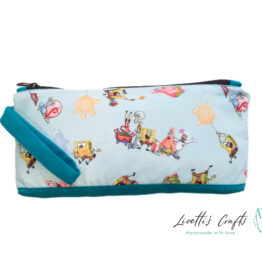 Estuche Bob Esponja Patricio Calamardo Sr. Cangrejo Arenita y Gary