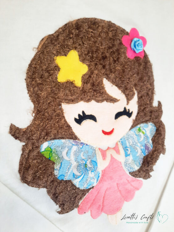 Camiseta muñeca hada niña