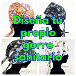 Diseña tu gorro sanitaria enfermería personalizado