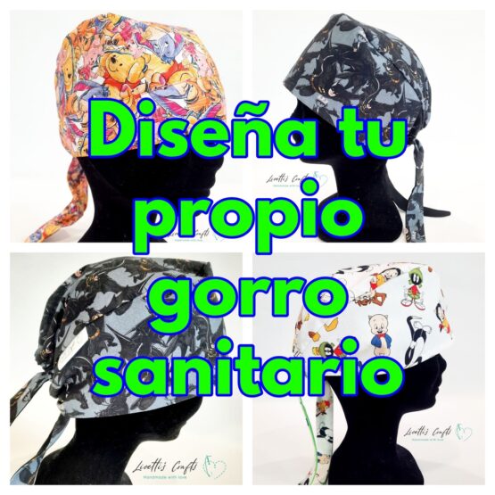 Diseña tu gorro sanitaria enfermería personalizado