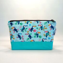 Estuche grande tucan aguamarina