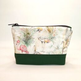 Estuche neceser garza y flamenco