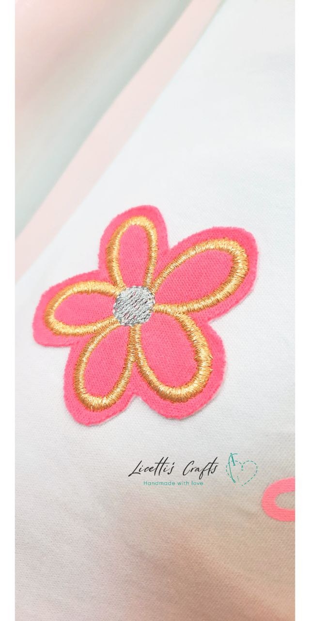 detalle bordado camiseta algodon peruano