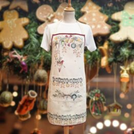 Delantal navideño tradicional
