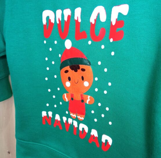 Sudadera navideña personalizada galleta jengibre