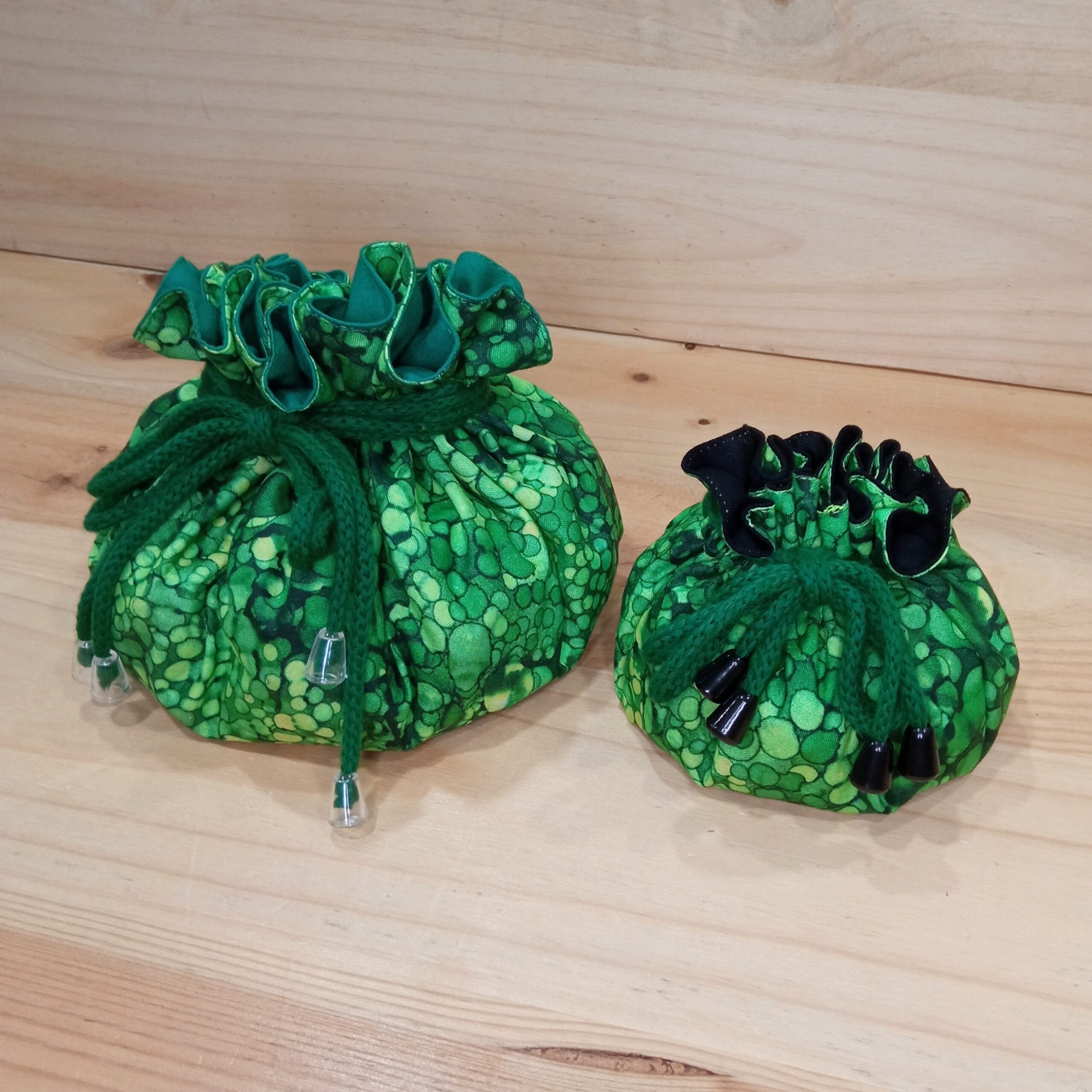 Bolsas para dados personalizadas verde