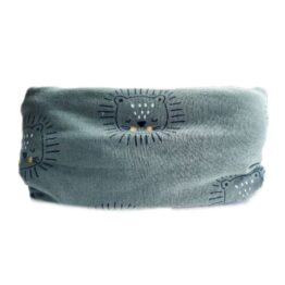 Braga cuello reversible león verde