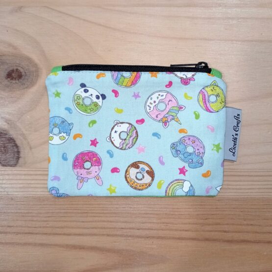 Cartera monedero animales donuts kawaii
