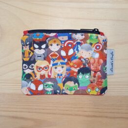 Cartera monedero super héroes kawaii