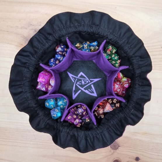 Saco dados con bandeja personalizada marca arcana
