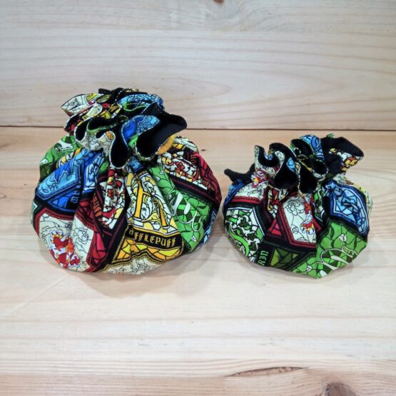 Sacos de dados vidrieras hogwarts harry potter