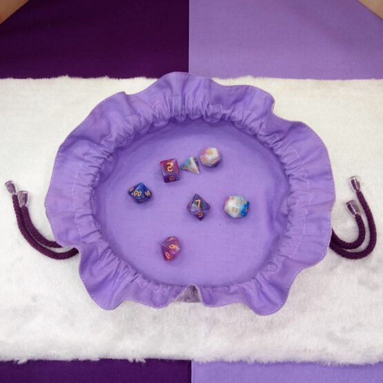 bandeja de dados de tela violeta