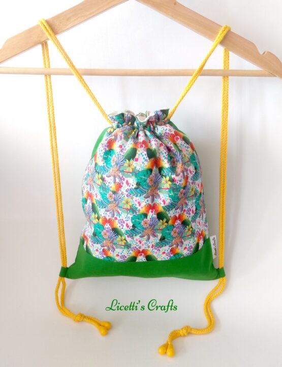 Mochila Loros verde