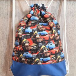 Mochila cuerdas personajes cars