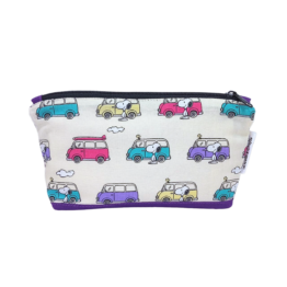 estuche pequeño tela snoopy furgonetas