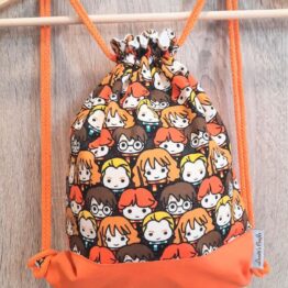 mochila cuerdas personajes harry potter kawaii