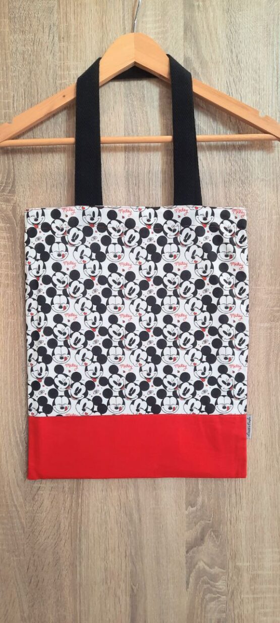 tote bag caras mickey mouse