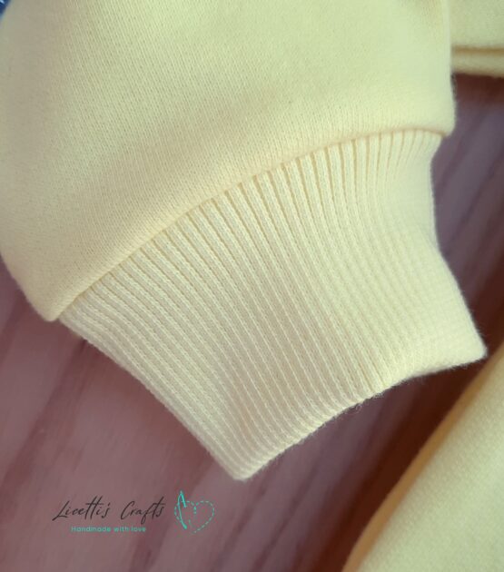 Sudadera Cocodrilo Niño Amarilla 100% Algodón Orgánico con Boca 3D - Imagen 4
