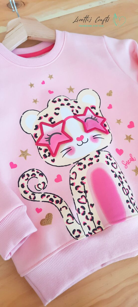 Sudadera "Leoparda con gafas" - Imagen 7