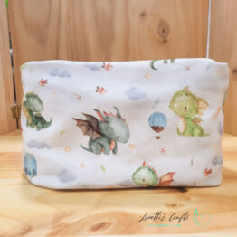 Braga de cuello reversible "Dragones"