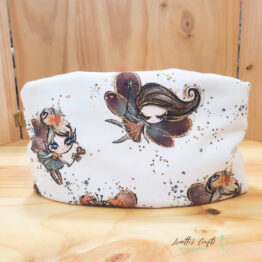 Braga de cuello reversible "Hadas"