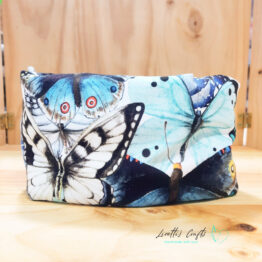 Braga de cuello reversible "Mariposas"