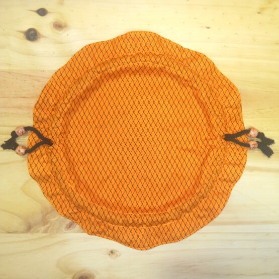 Saco y bandeja de dados pequeña "Escama naranja" - Imagen 5