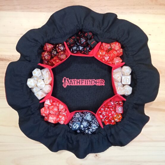 Saco para dados con bandeja gigante "Luna roja Pathfinder" - Imagen 2