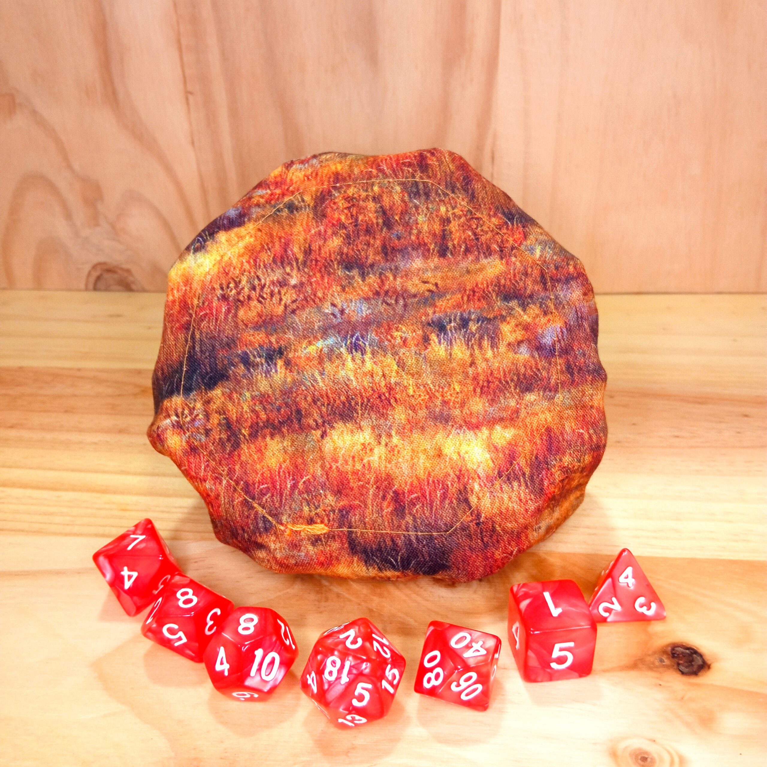 Saco para dados con bandeja mediana "Estepa otoñal Magic" - Imagen 5