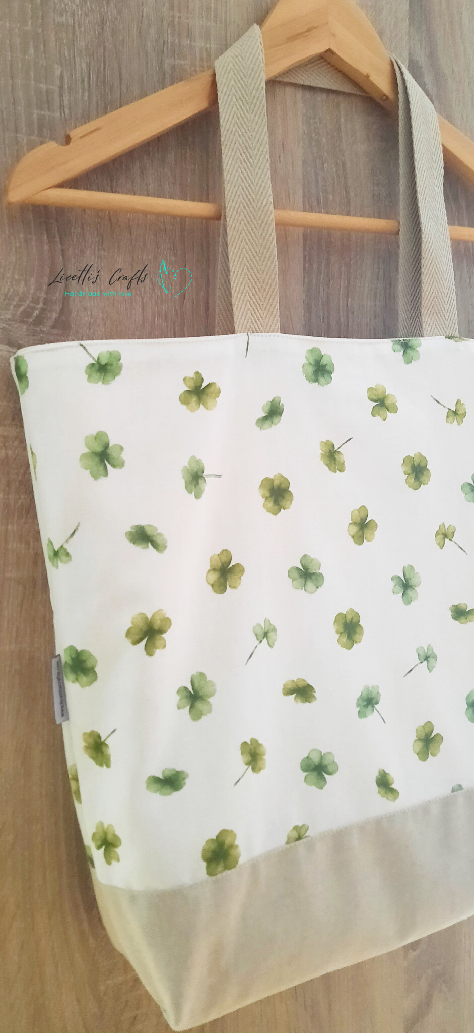 Bolsa de playa tote bag grande - Tréboles - Imagen 4