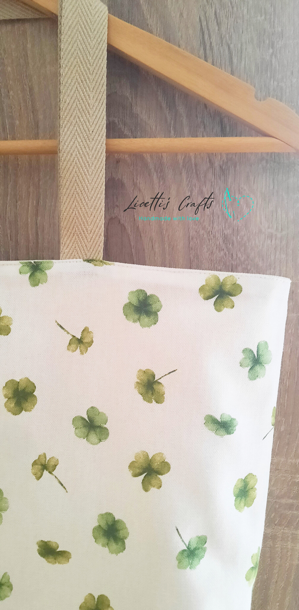 Bolsa de playa tote bag grande - Tréboles - Imagen 3