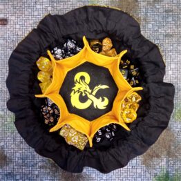 Saco para dados con bandeja mediana "Escama dragón - Dungeons & Dragons"
