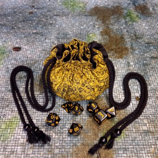 Saco para dados con bandeja mediana "Escama dragón - Dungeons & Dragons" - Imagen 2