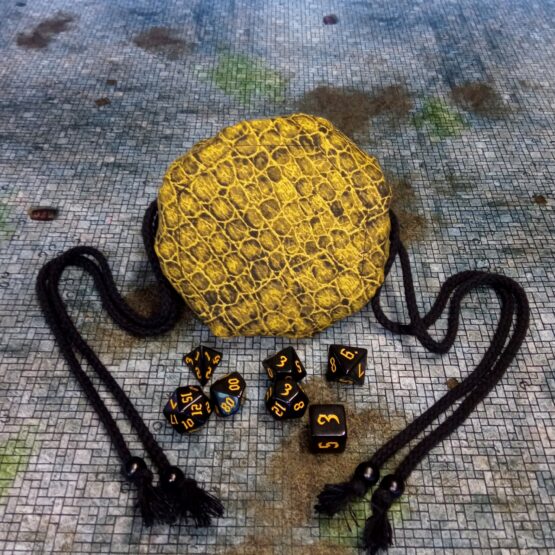 Saco para dados con bandeja mediana "Escama dragón - Dungeons & Dragons" - Imagen 3