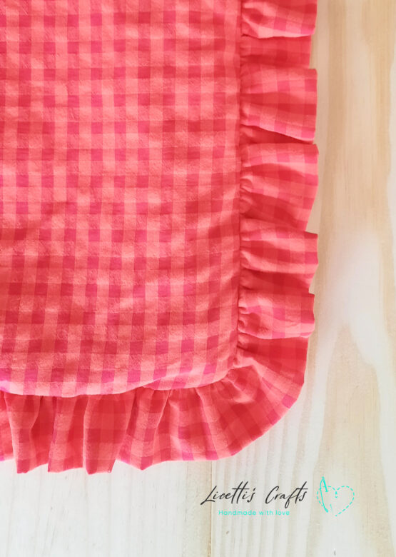 Bolsa Tote bag Vichy volantes - Imagen 2
